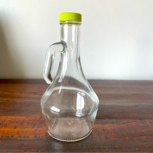 Vintage Olive Garden Dressing bottle, Light Green Lid, Salad Dressing bottle